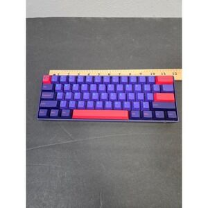 Akko 3061 Mechanical Keyboard Purple Pink Cyberpunk Gaming 60% Layout 11.5in
